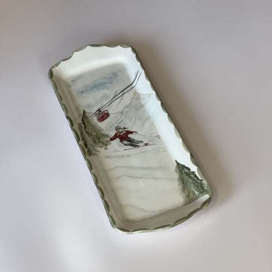 Bandeja de Cerámica Colección Esquí