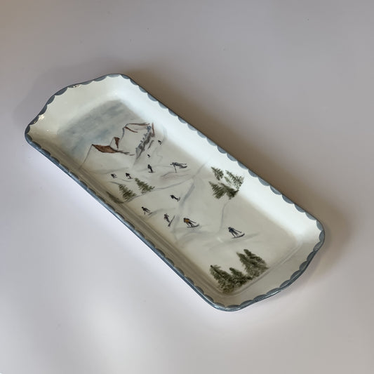 Bandeja de Cerámica Colección Esquí