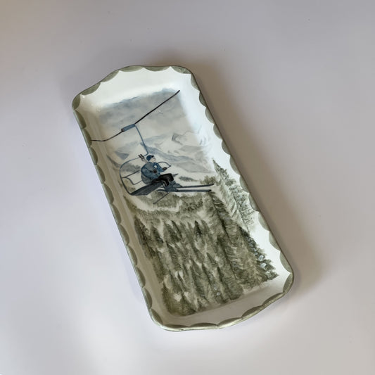 Bandeja de Cerámica Colección Esquí