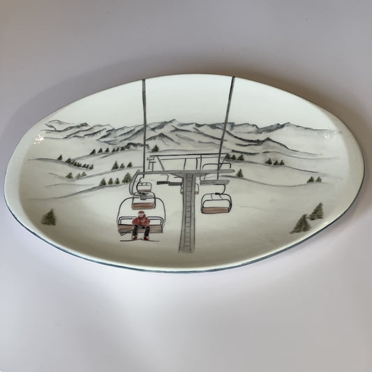 Bandeja Ovalada Colección Esquí