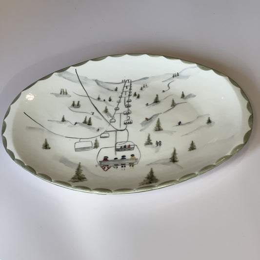 Bandeja Ovalada Colección Esquí