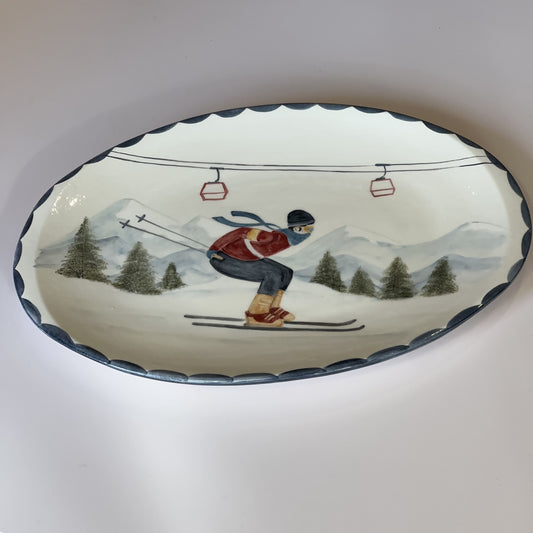 Bandeja Ovalada Colección Esquí