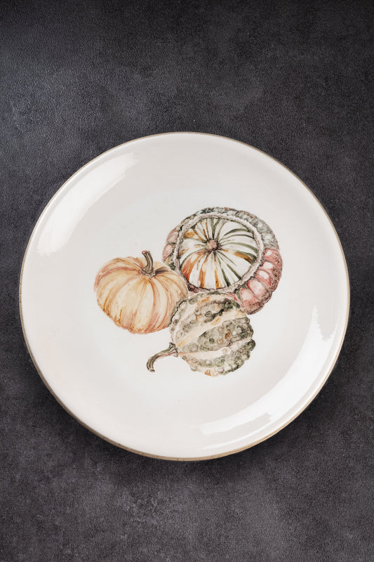 Plato Llano | Colección Frutas y Verduras