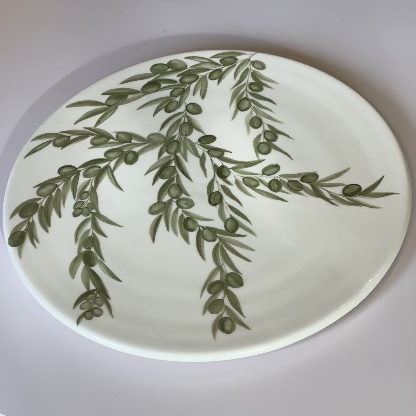 Plato Plano Colección Aceitunas