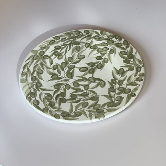 Plato Plano Colección Aceitunas