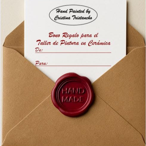Bono Regalo para Taller de Pintura en Cerámica