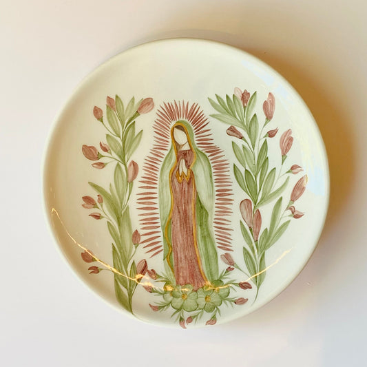 Plato de Cerámica Virgen